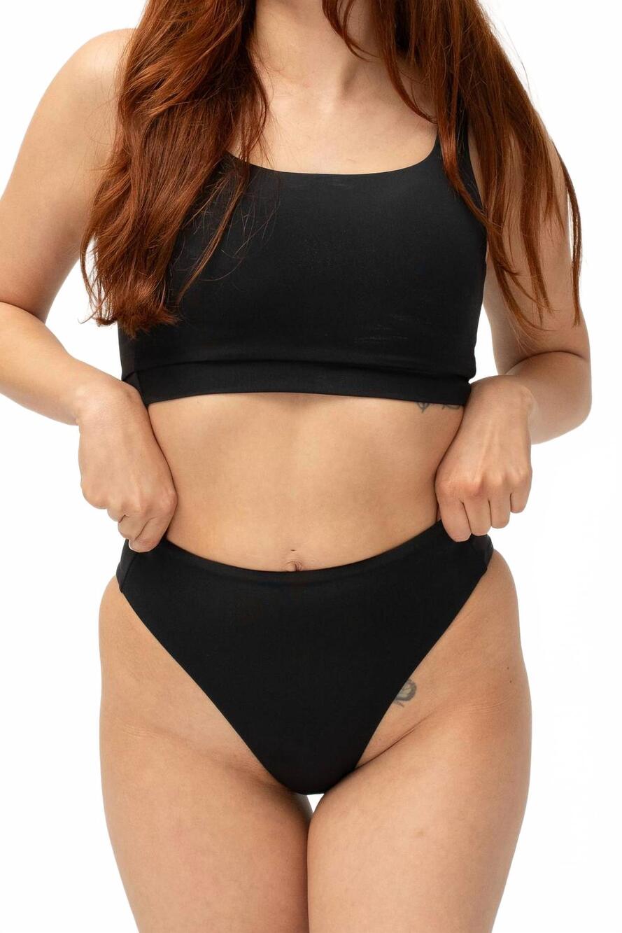 NEW POST SWIM tam bottom in brave black